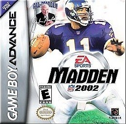 GBA: MADDEN 2002 (GAME) - Click Image to Close